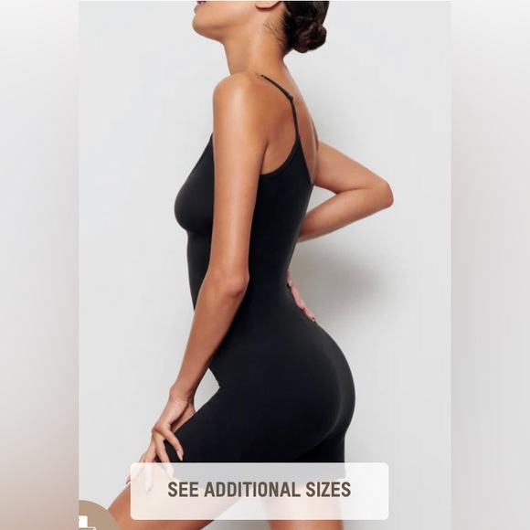 NWT SKIMS Fits Everybody Slip Dress - Onyx - Picture 1 of 4